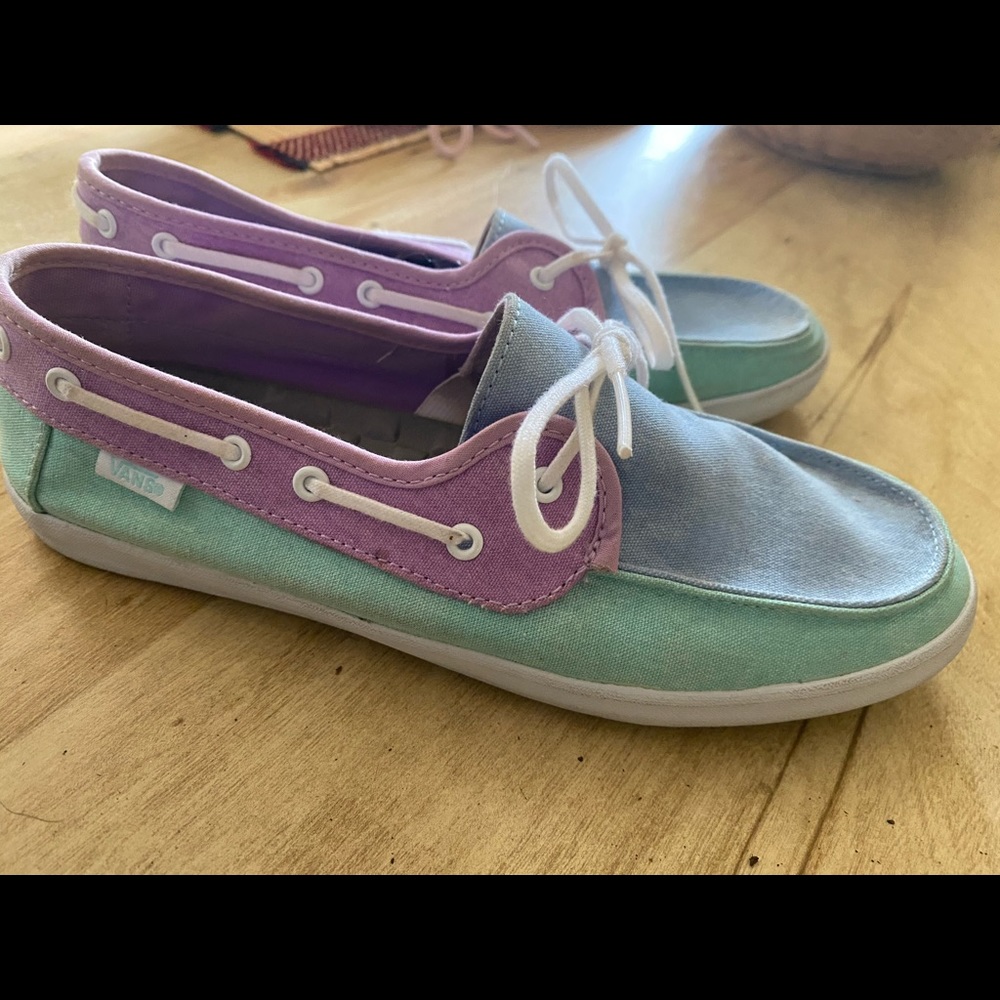 VANS multicolor boat shoes